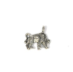 Taurus the Bull Zodiac Antique Silver Pewter Charm -1