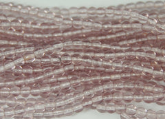 Light Amethyst 4mm round czech beads  - 100 Czech Beads