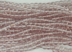 Light Amethyst 4mm round czech beads  - 100 Czech Beads