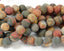 Matte Red Creek Jasper 8mm smooth round -15 inch strand