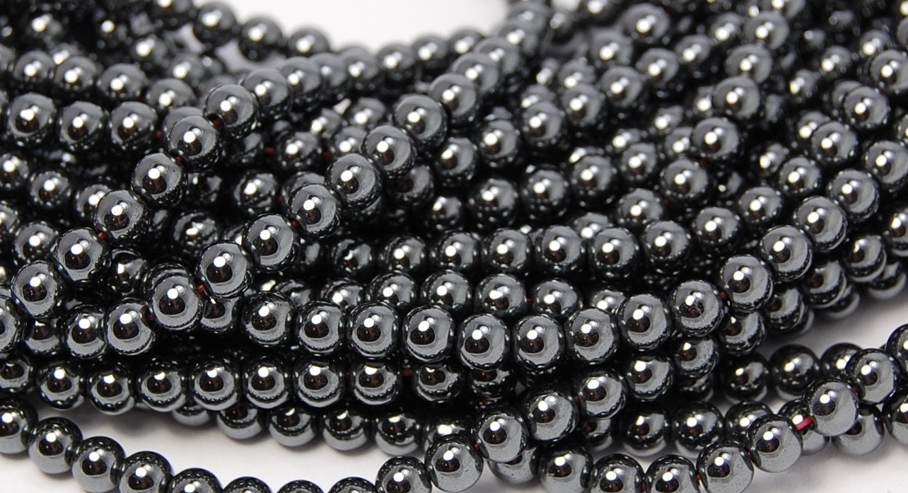 Hematite Round AAA, 10mm Beads -16 inch strand