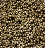 Heishi, 4.5mm 6mm Beaded Antique Bronze Spacer Bead