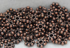 Heishi, 4.5mm Beaded Antique Copper Spacer Bead -100