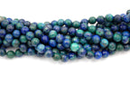 Chrysocolla (A grade) 4mm, 6mm, 8mm, 10mm, 12mm Round Beads  -15 strand