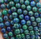 Chrysocolla (A grade) 4mm, 6mm, 8mm, 10mm, 12mm Round Beads  -15 strand