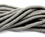 Flat Round Handmade Polymer Clay Bead Spacers, Gray, 6x1mm