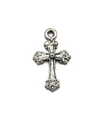 Cross Charm Pewter Charm  -1