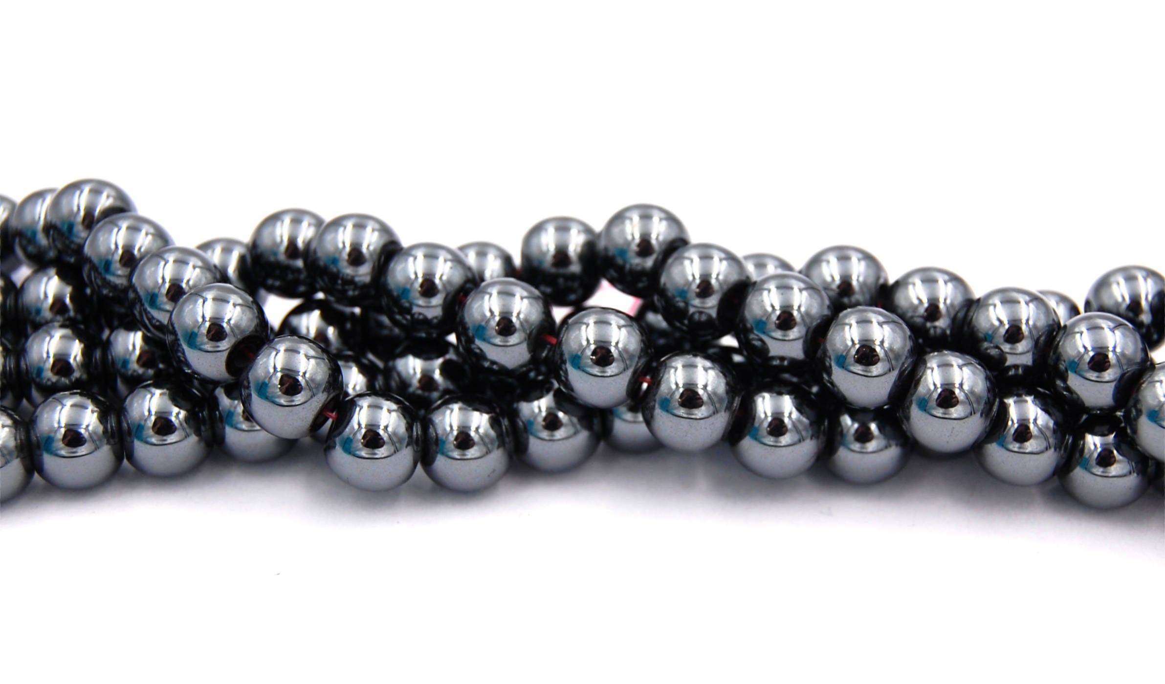 Hematite Round AAA, 10mm Beads -16 inch strand