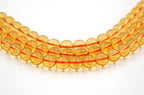Citrine Beads, Full 15.5&quot; Strand Natural Round Wholesale 4mm 6mm 8mm 10mm 12mm