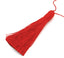 Red Tassel - 3&quot; Long Nylon Jewelry Tassel - 2pc
