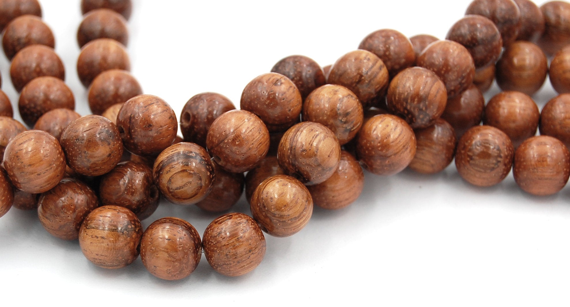 Bayong Wood Beads 4mm, 6mm, 8mm, 10mm, 12mm Bayong Rondelle Brown natural wood beads -16 inch strand