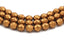 Metallic Goldenrod Czech Glass Matte 8mm Beads -25pc