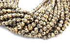Natural Dalmatian Jasper Beads, Full Strand Wholesale 4mm 6mm 8mm 10mm 12mm