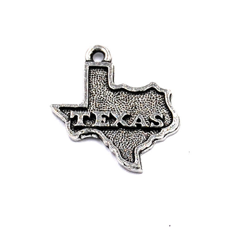 Texas State Pewter Charm -1