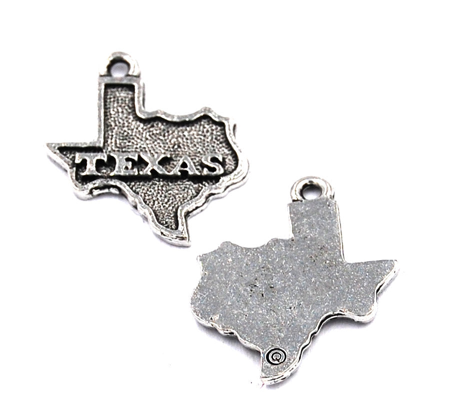 Texas State Pewter Charm -1