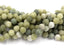 8mm Matte Olive Taiwan Jade Round  -15 inch strand