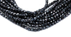 Gunmetal Czech Glass 4mm Beads -50pc