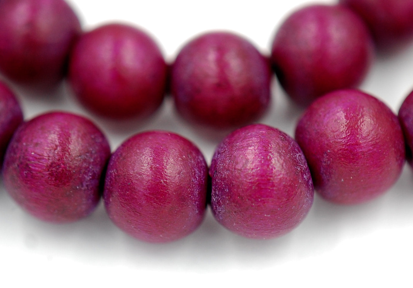 Summer Plum Purple Beads 6mm 8mm 10mm Wood beads -16 inch strand