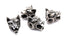 304 Stainless Steel Beads, Wolf Head, Antique Silver Size: about 11mm wide, 14mm long, 11mm thick -1pc
