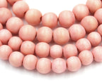 Bay Coral Beads 6mm 8mm 10mm Wood beads -16 inch strand