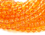 Citrine Beads, Full 15.5&quot; Strand Natural Round Wholesale 4mm 6mm 8mm 10mm 12mm