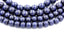 Midnight Navy Blue Beads 6mm 8mm 10mm Wood beads -16 inch strand