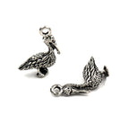 Pelican Pewter Bird Charm -1
