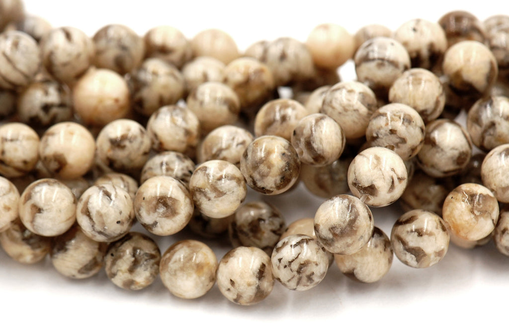 Feldspar 4mm, 6mm, 8mm, 10mm, 12mm Round Beads -15 inch strand