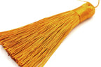 Goldenrod Yellow Tassel - 3&quot; Long Nylon Jewelry Tassel - 2pc