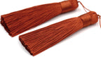 Copper Brown Tassel - 3&quot; Long Nylon Jewelry Tassel - 2pc