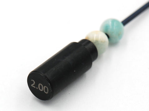 Large Hole Multicolor Amazonite Blue Green 6mm, 8mm, 10mm, 12mm Round Beads -Full Strand