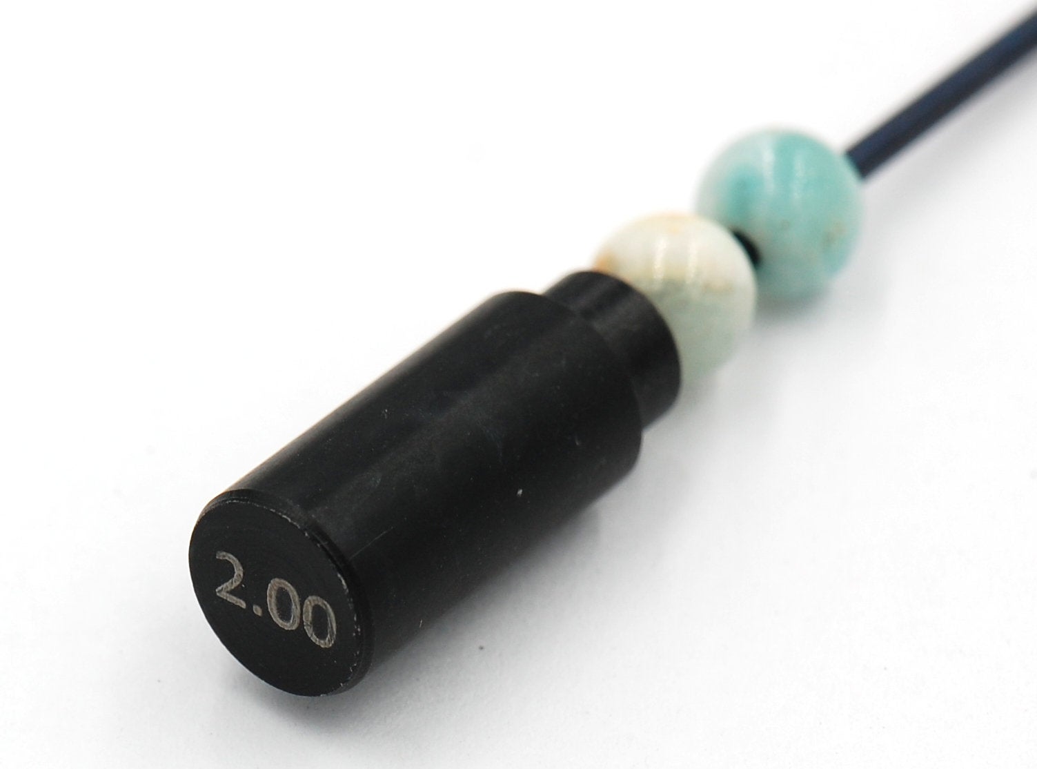 Large Hole Multicolor Amazonite Blue Green 6mm, 8mm, 10mm, 12mm Round Beads -Full Strand
