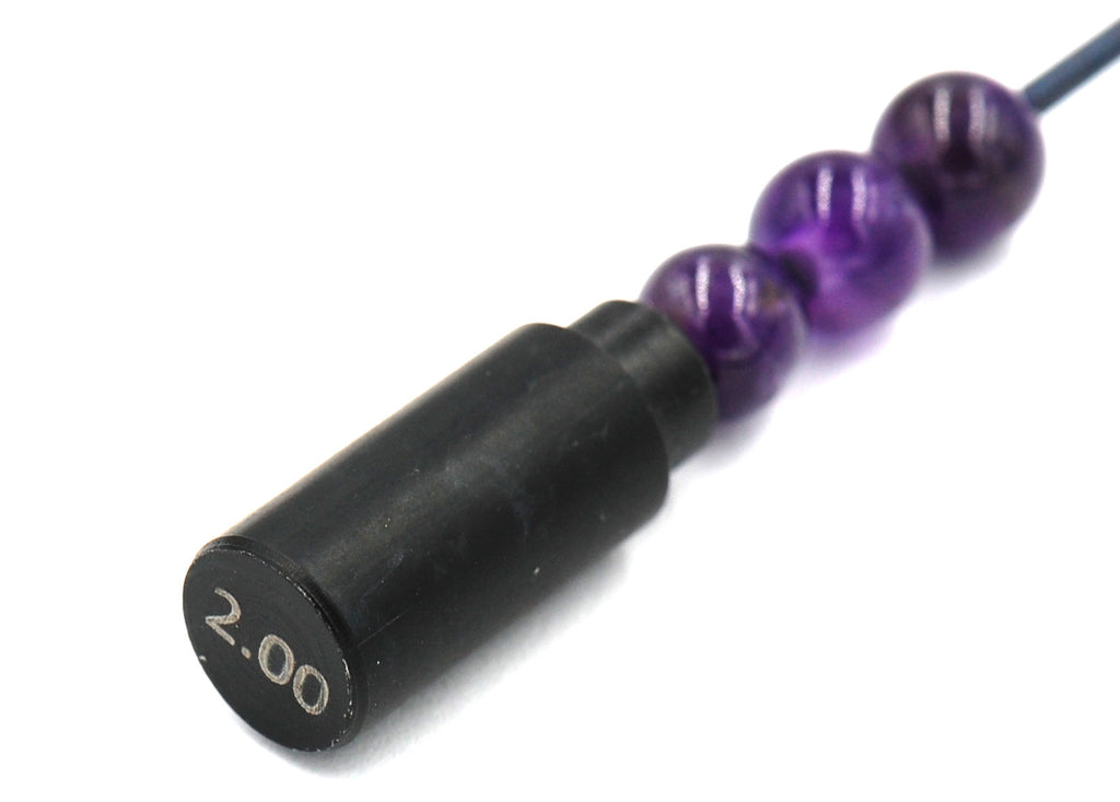 Large Hole Amethyst, 6mm, 8mm, 10mm, 12mm Purple Jade Round Beads -Full Strand