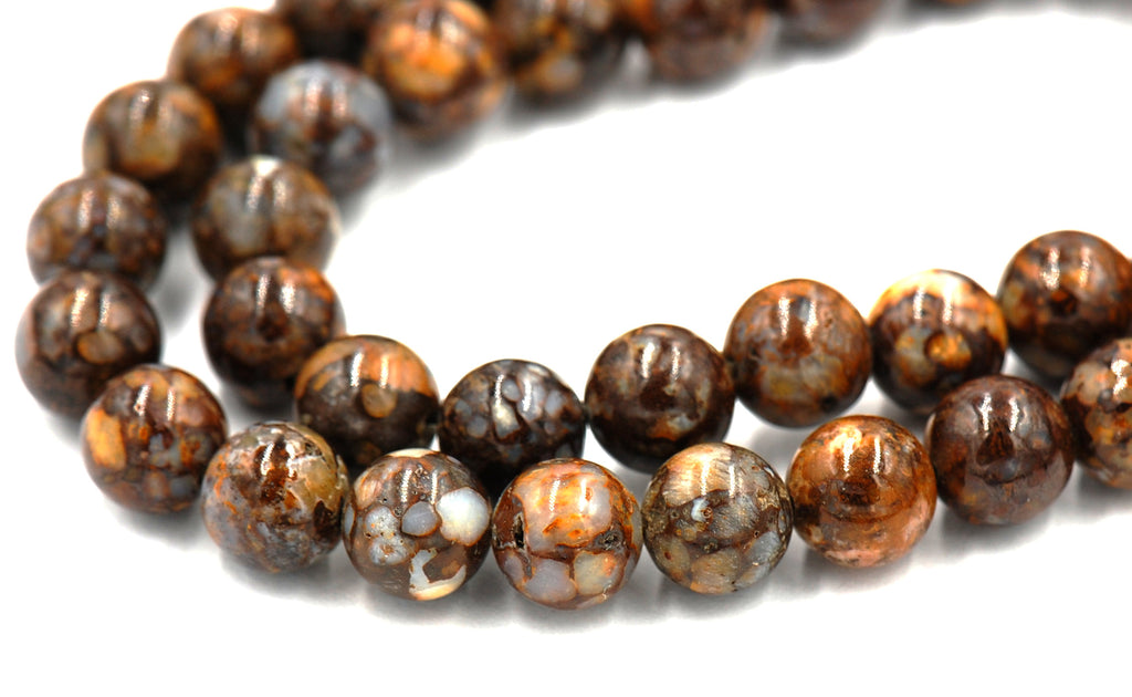 Gray Opal Beads Strands, Round 6mm, 8mm, 10mm -15.5 strand