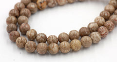 Medical Stone Beads 6mm, 8mm, 10mm Round Beads -15 inch strand