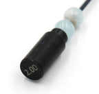 Large Hole Multicolor Aquamarine Blue Green 6mm, 8mm, 10mm, 12mm Round Beads -Full Strand