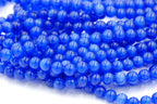 Cat Eye Beads BLUE 4mm, 6mm, 8mm, 10mm, 12mm  -14.5 inch strand