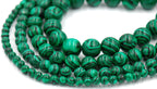 Synthetic Malachite Beads Strands, Dyed, Round, green, 4mm, 6mm,8mm,10mm -full strand
