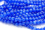 Cat Eye Beads BLUE 4mm, 6mm, 8mm, 10mm, 12mm  -14.5 inch strand