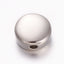 304 Stainless Steel Beads, Flat Round, Stainless Steel Color, 12mm -1pc