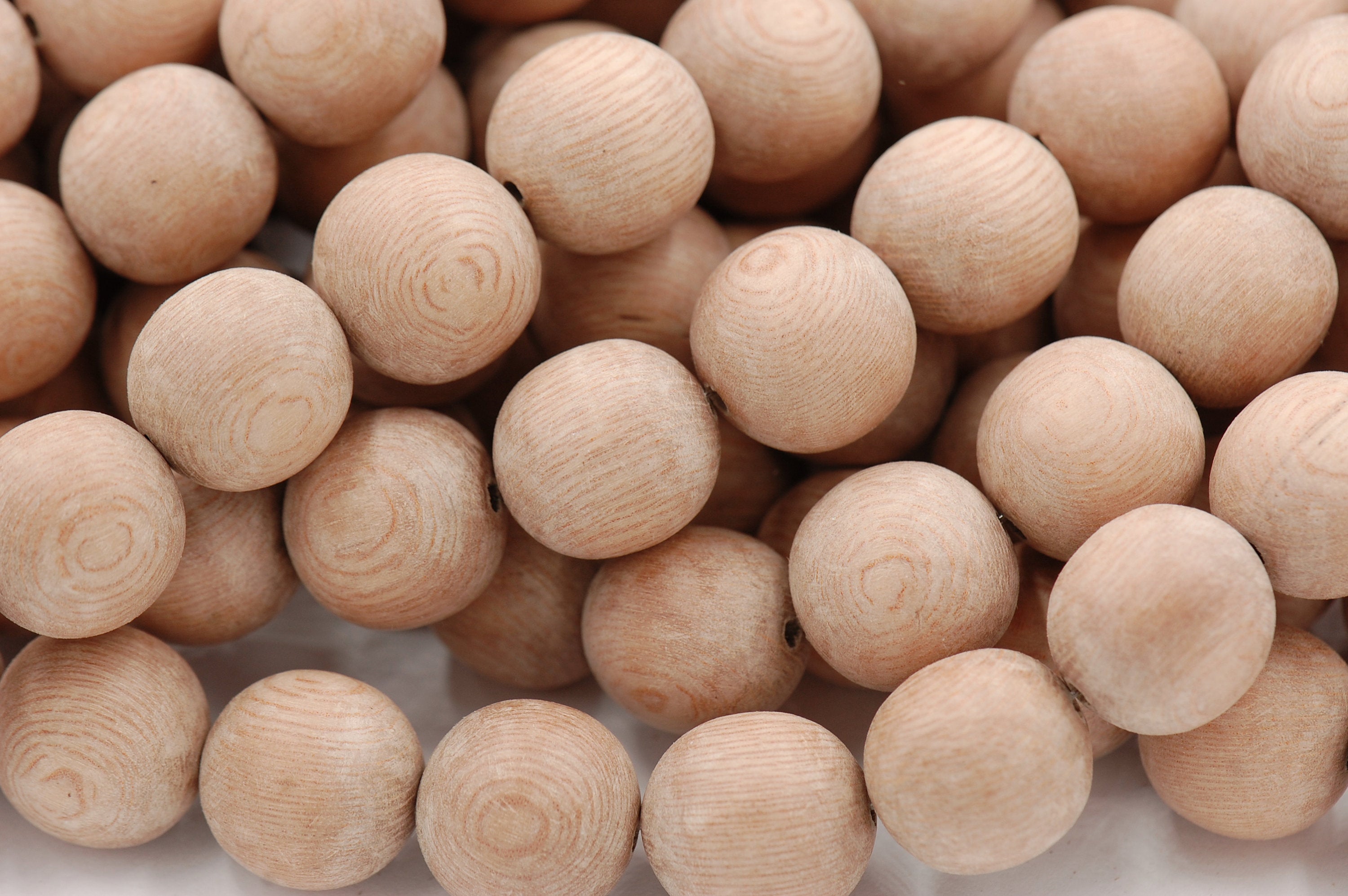 Unfinished Bayong Wood Bead Round 8mm (16-Inch Strand) – Beads and
