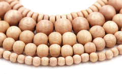 Rosewood Beads 4mm, 6mm, 8mm, 10mm, 12mm, 15mm, 20mm, Natural Rosewood Rondelle -16 inch strand