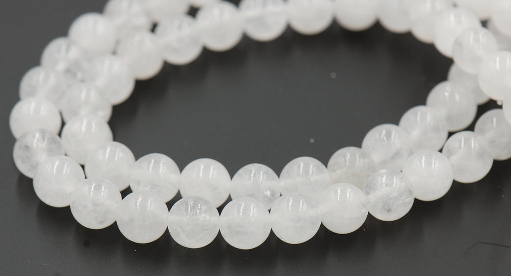 Moonstone Jade, 4mm, 6mm, 8mm, 10mm, 12mm Jade -15 inch strand