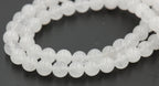 Moonstone Jade, 4mm, 6mm, 8mm, 10mm, 12mm Jade -15 inch strand