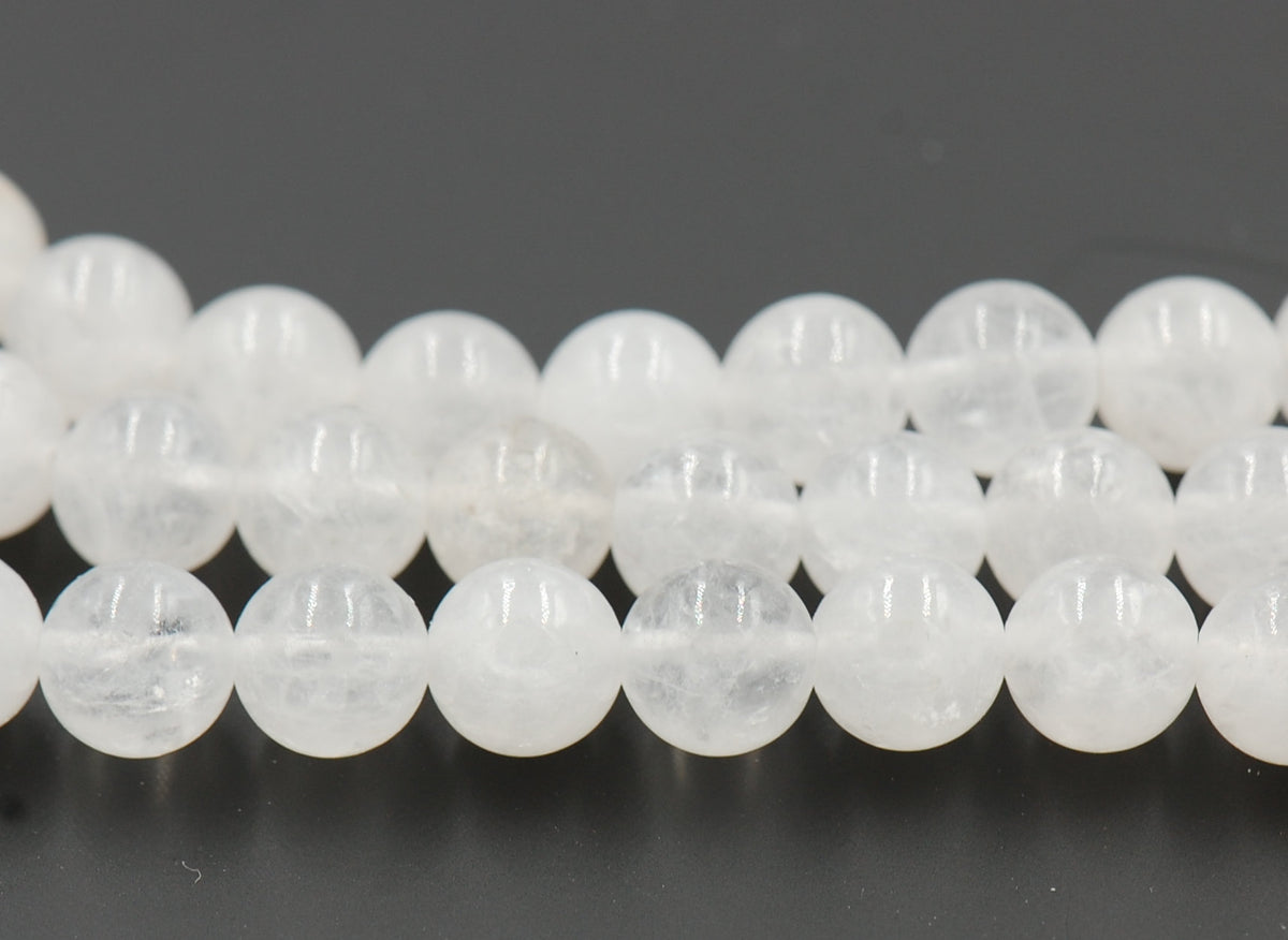 Moonstone Jade, 4mm, 6mm, 8mm, 10mm, 12mm Jade -15 inch strand