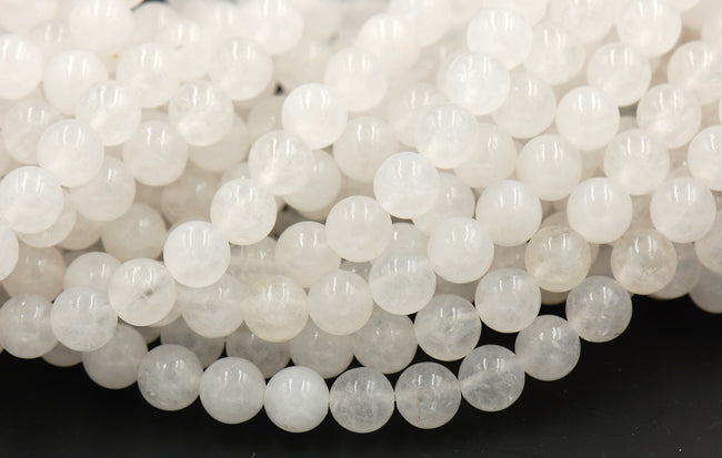 Moonstone Jade, 4mm, 6mm, 8mm, 10mm, 12mm Jade -15 inch strand Main Image