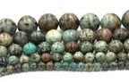 African Turquoise Jasper 4mm 6mm 8mm 10mm 12mm round beads -15.5