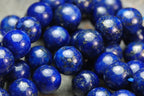 6mm Lapis Lazuli Round Beads (A Grade)   -15.5 inch strand