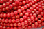 Gold Red Jade, 6mm Jade Round Beads in Opaque Finish -15 inch strand