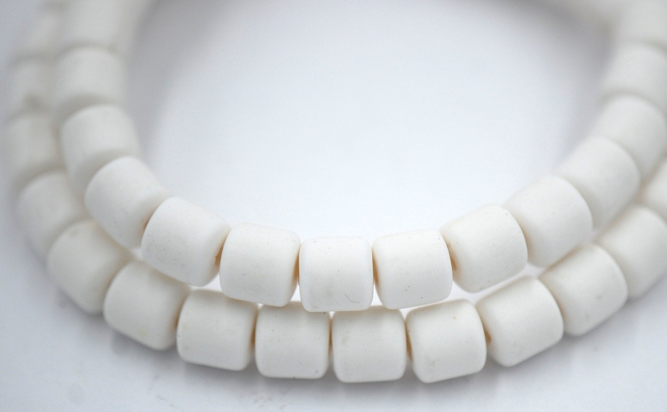 Column Handmade Polymer Clay Bead Spacers,  Assorted Color, FULL STRAND